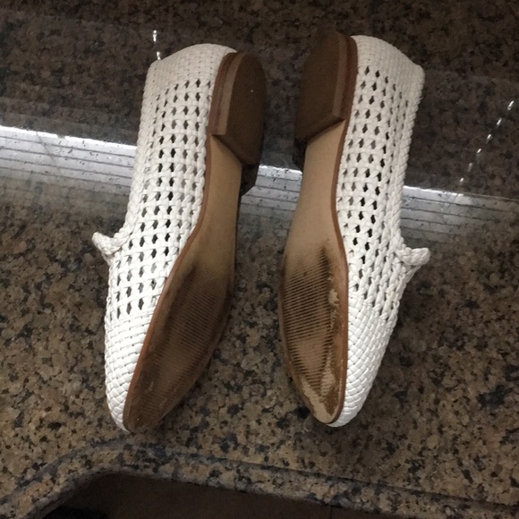White weave flats from Nordstrom - Picture 3 of 8